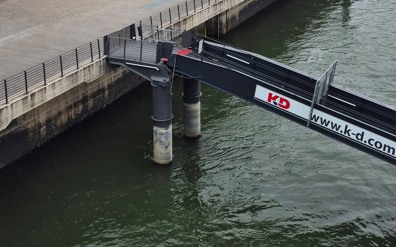 Die neue Kragplatte aus der Luft