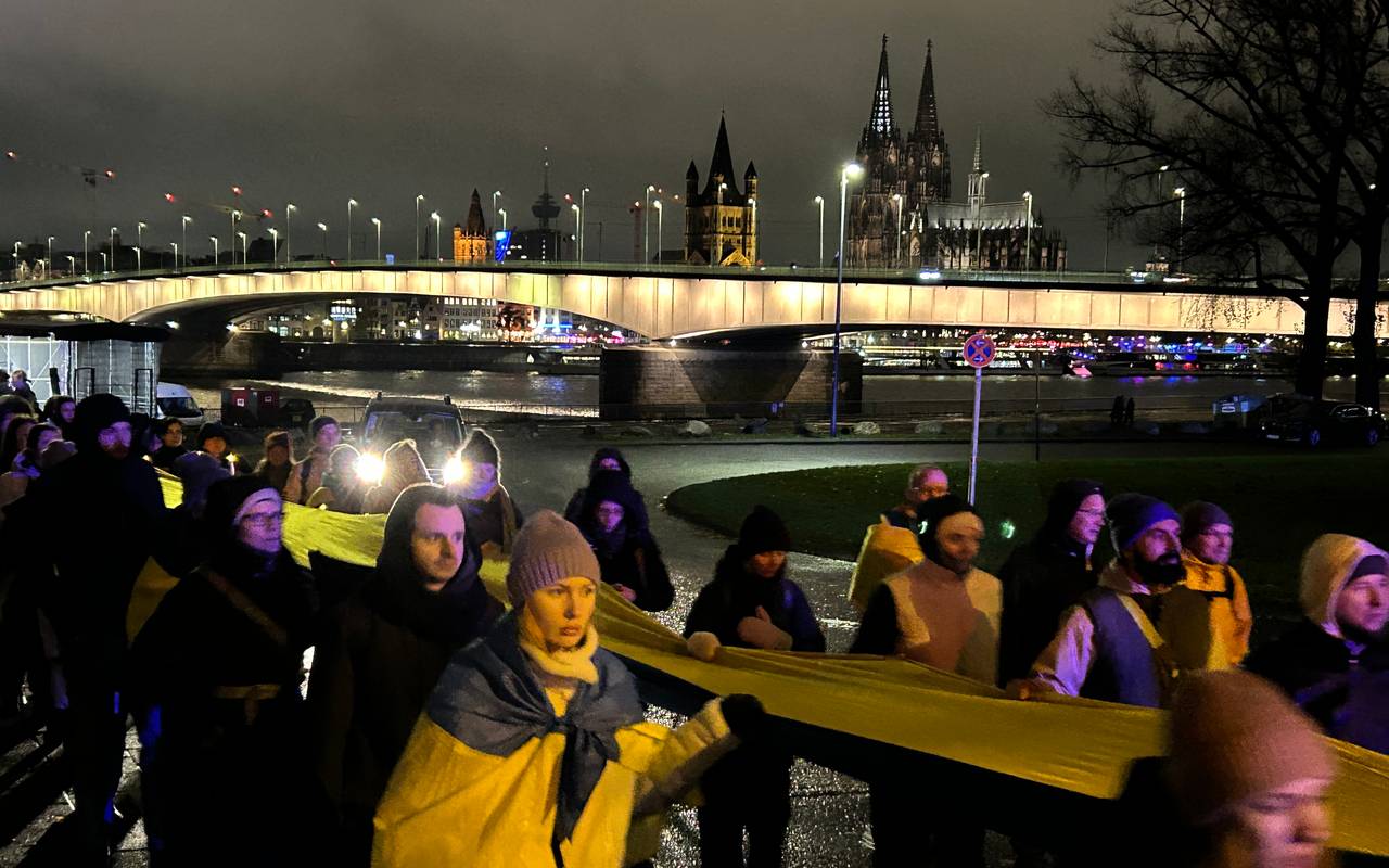 Protest gegen den Krieg in der Ukraine