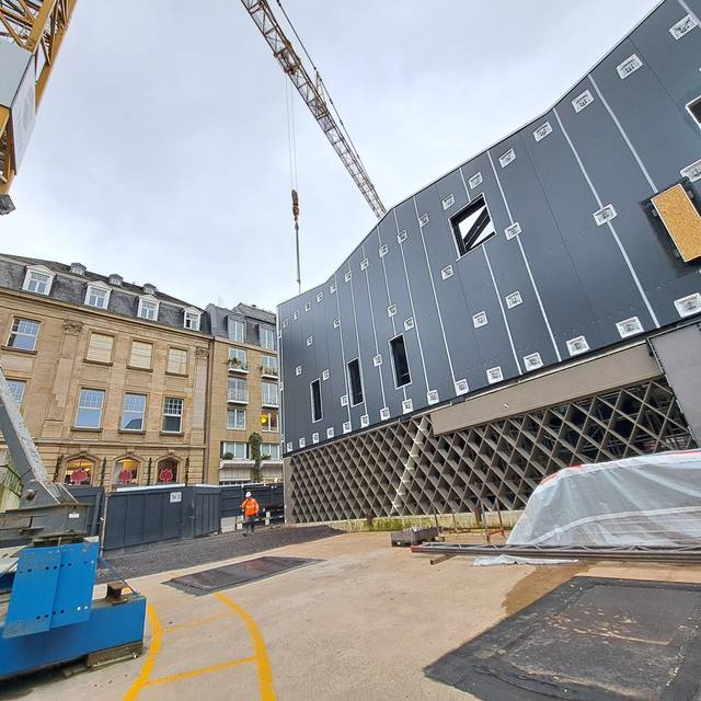 Die Bauarbeiten am MiQua in Köln gehen voran