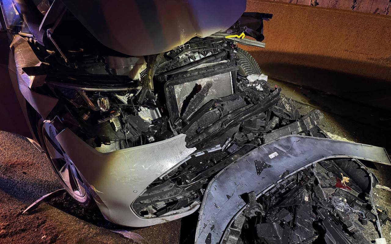 Fünf Autos waren an dem Unfall bei Erftstadt beteiligt