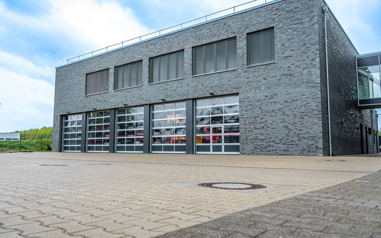 Der neue Anbau der Feuerwache Bergheim ist fertig