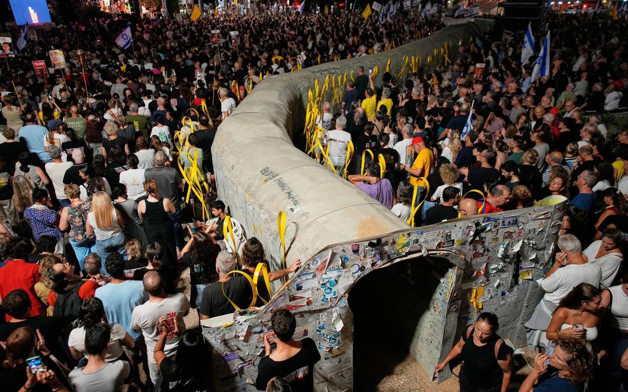 Nahostkonflikt - Demonstration in Tel Aviv