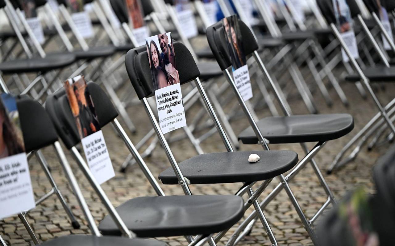 Zweiter Jahrestag Hamas-Angriff - Berlin
