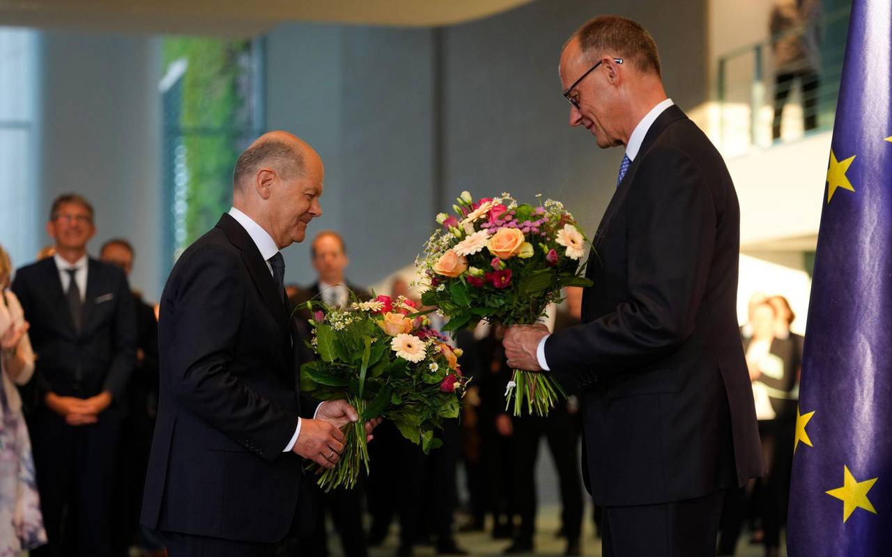 Olaf Scholz und Friedrich Merz