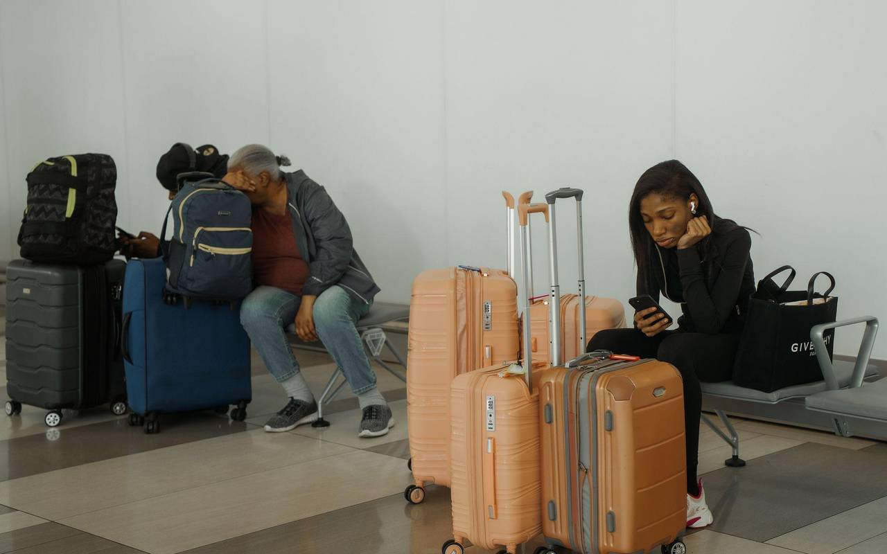 Shutdown in den USA - Flughafen New York