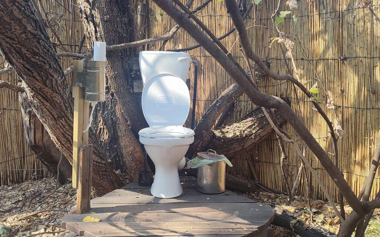 Outdoor-Toilette in Namibia - Welttoilettentag