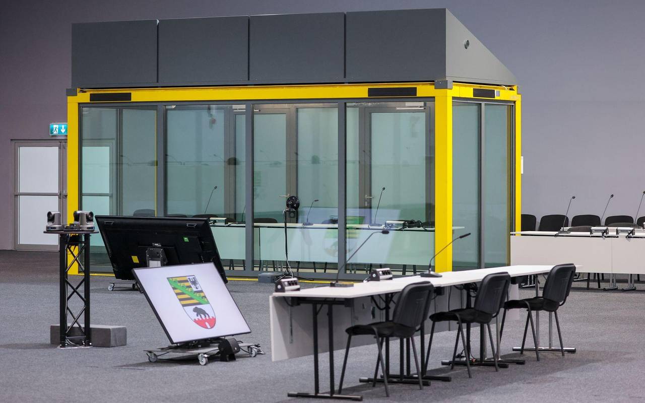 Gerichtsgebäude für Prozess zum Magdeburg-Anschlag