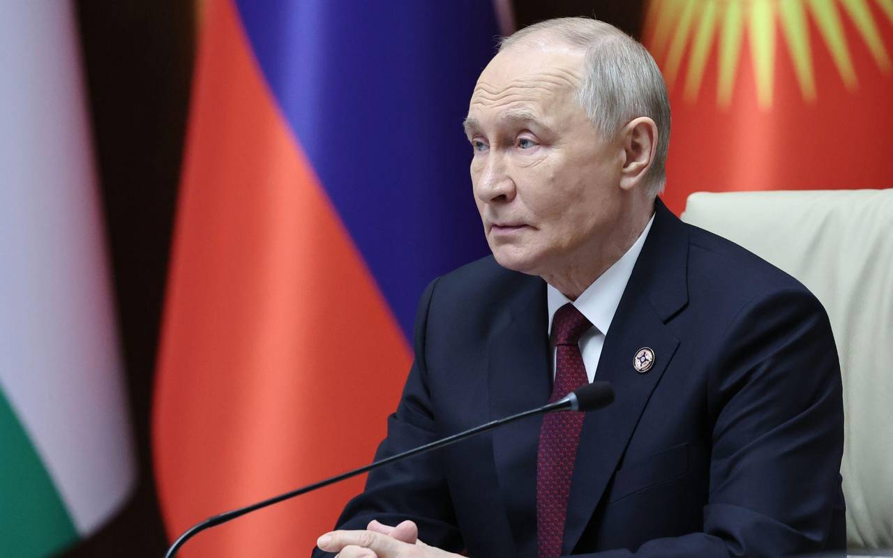 Russlands Präsident Putin bei Gipfeltreffen in Kirgistan