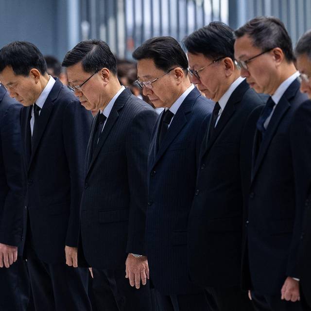 Nach Brand in Hongkong