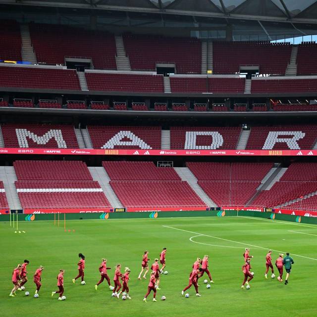 DFB-Team beim Abschlusstraining