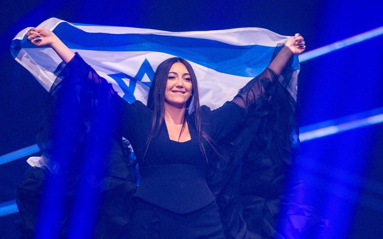 Die israelische Sängerin Yuval Raphael beim 69. ESC