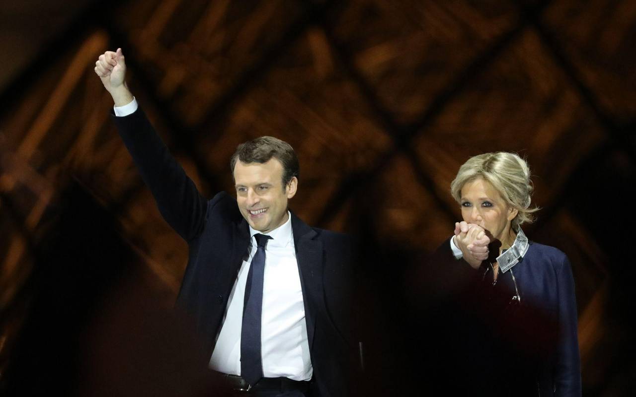 Emmanuel und Brigitte Macron