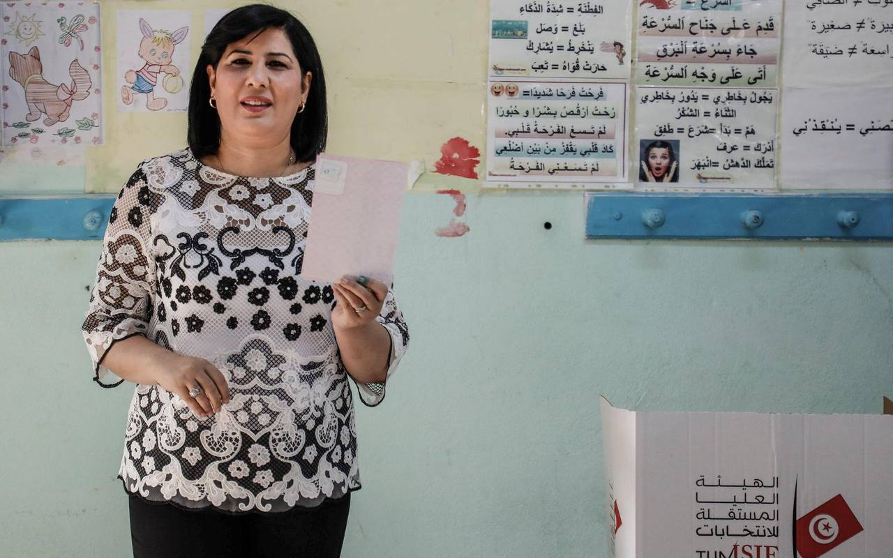 Oppositionspolitikerin Abir Moussi