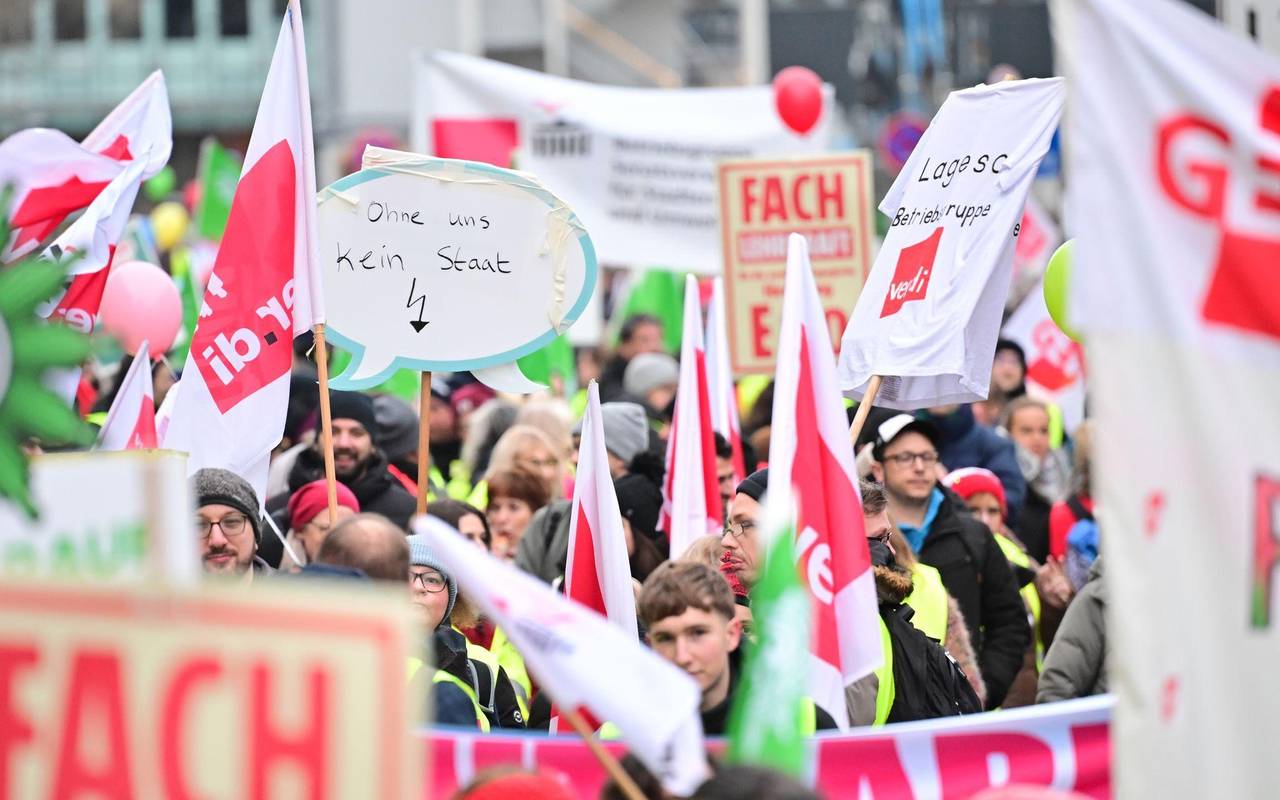 Warnstreik im öffentlichen Dienst in Berlin
