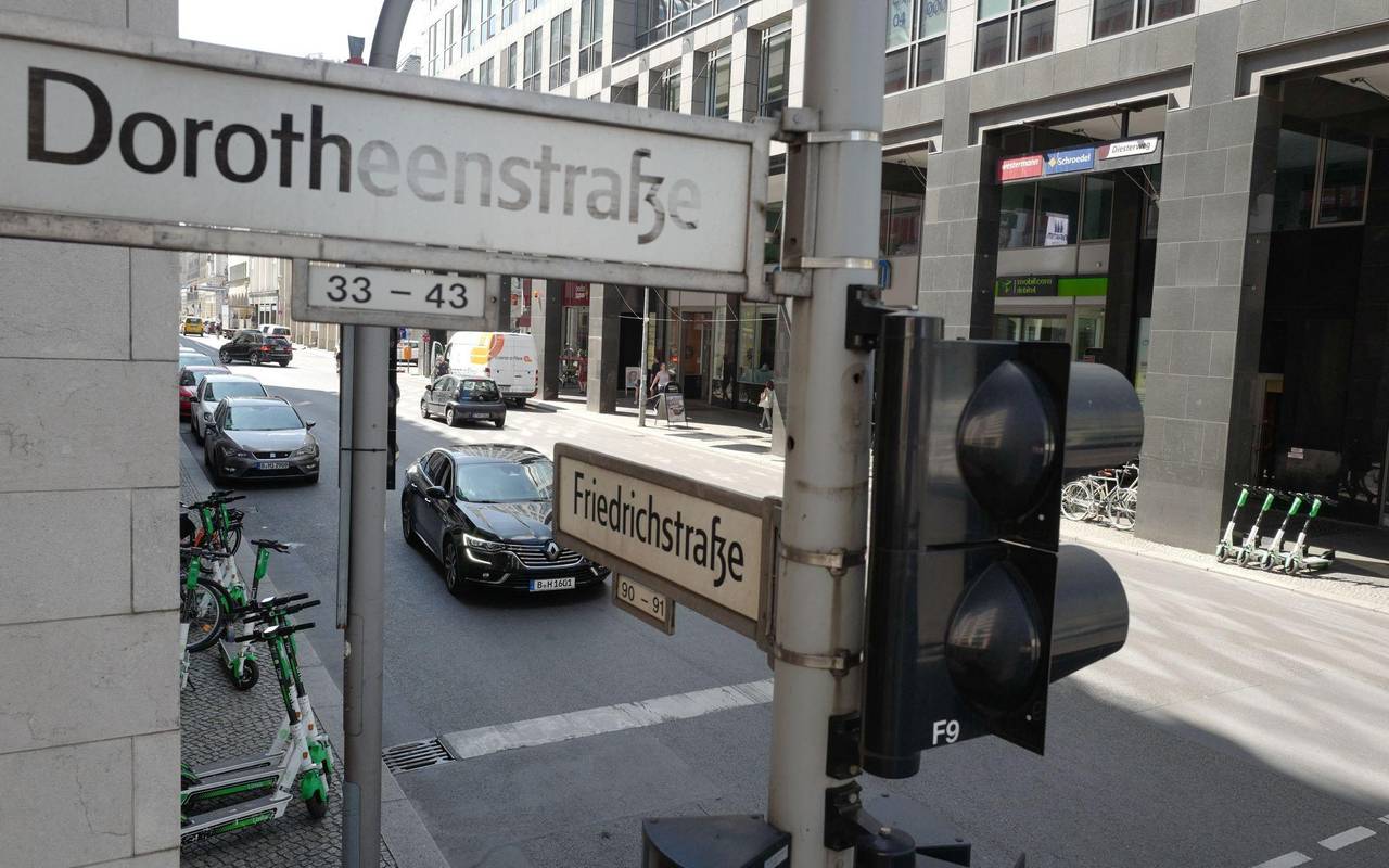 Dorotheenstraße im Berliner Regierungsviertel