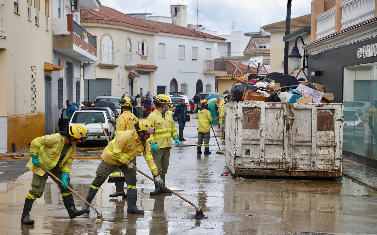 Unwetter in Andalusien