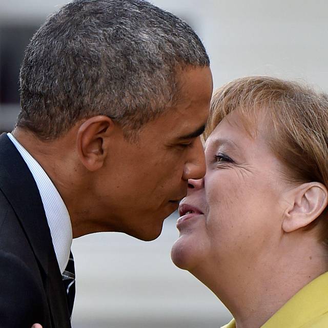 Obama und Merkel