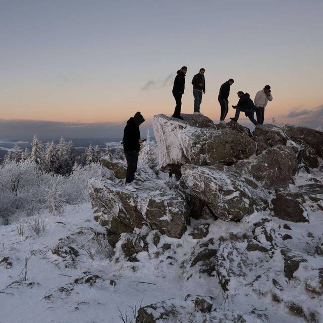 Sonnenuntergang in Hessen