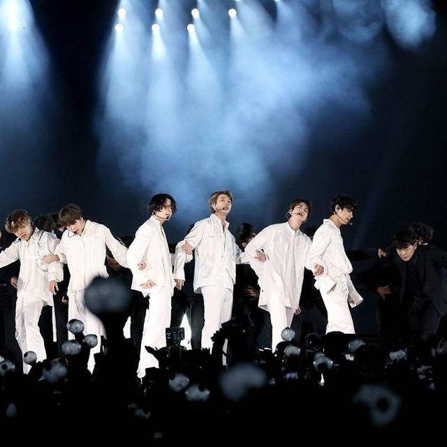 K-Pop-Band BTS bei Konzert