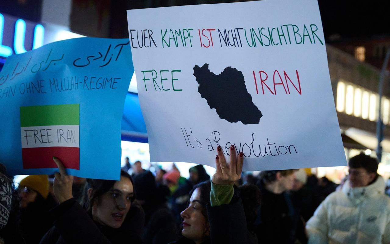 Protest gegen die iranische Regierung
