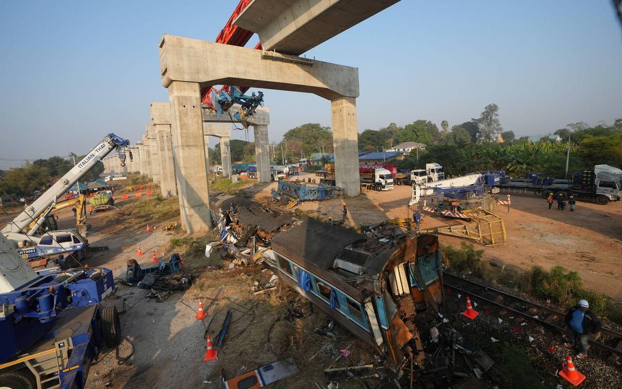 Zugunglück in Thailand