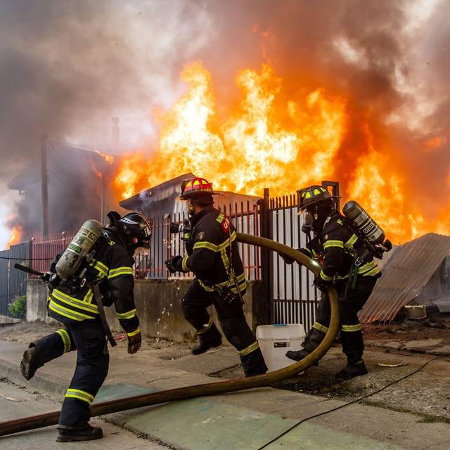 Waldbrände in Chile