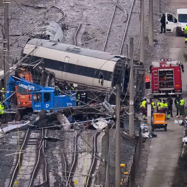 Nach dem Zugunglück in Spanien
