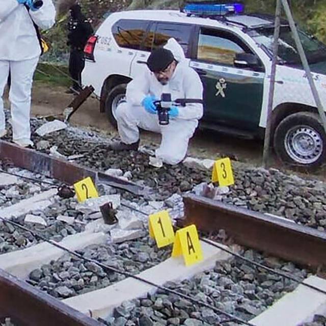 Nach dem Zugunglück in Spanien