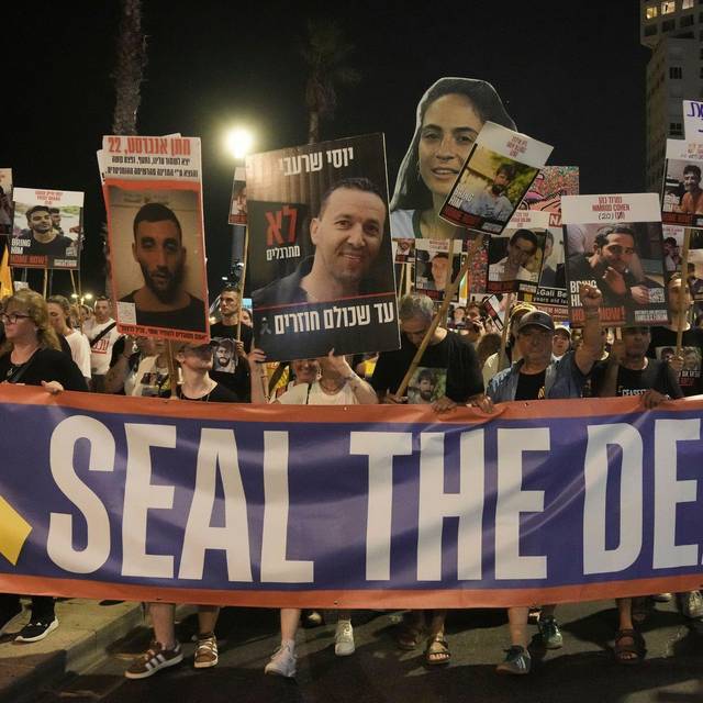 Nahostkonflikt - Demonstration in Tel Aviv