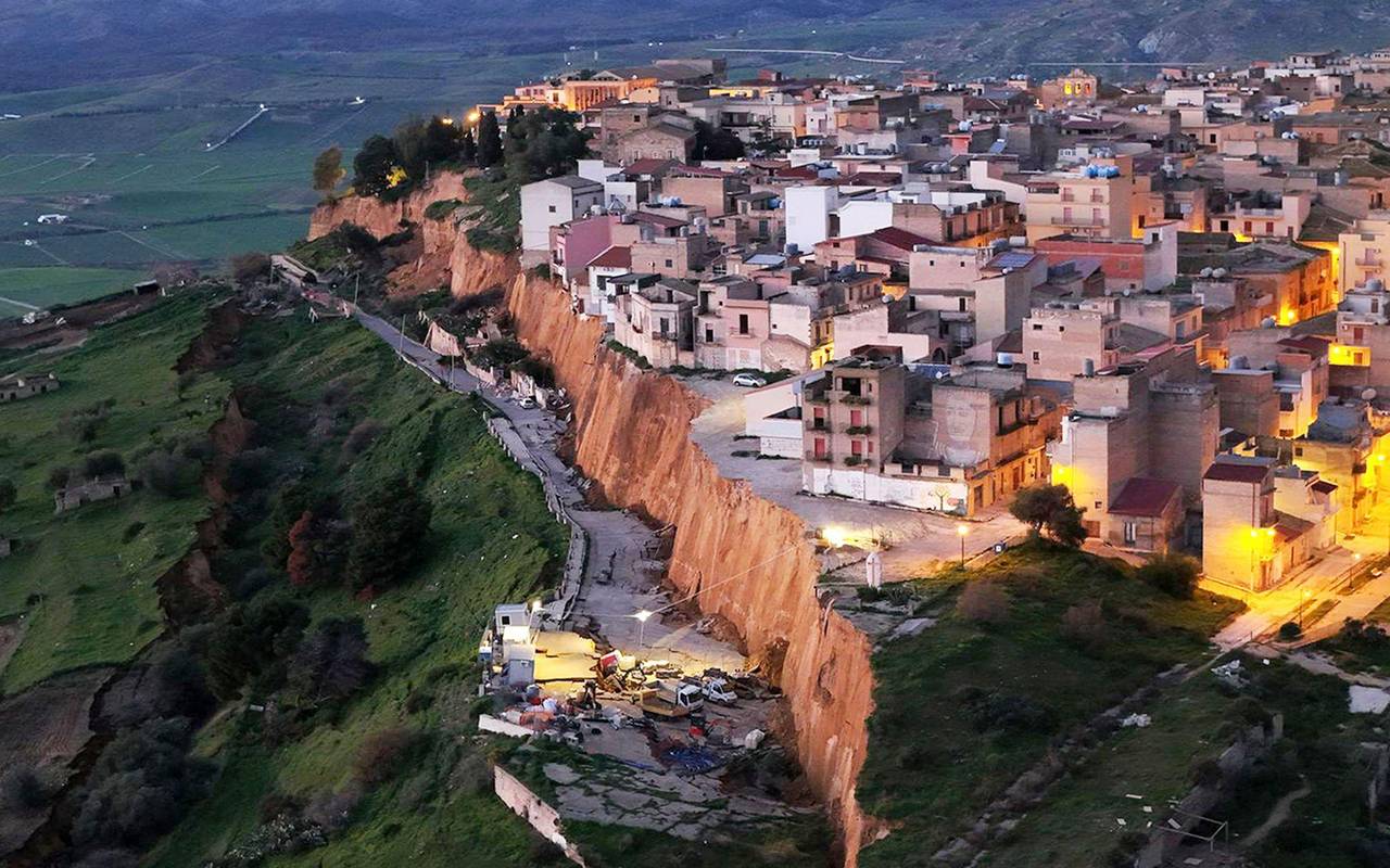 Erdrutsch in Sizilien