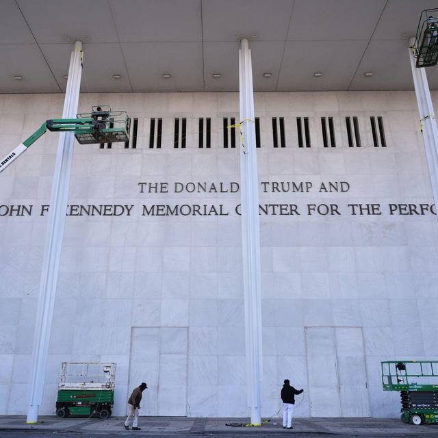 Aus Kennedy Center wird Trump Kennedy Center