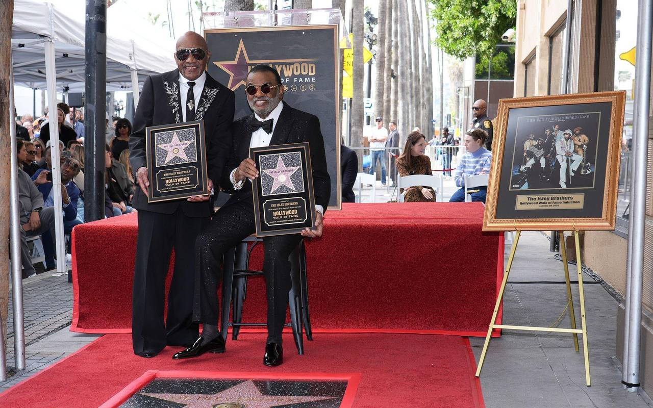 Stern auf dem Hollywood Walk Fame für Isley Brothers