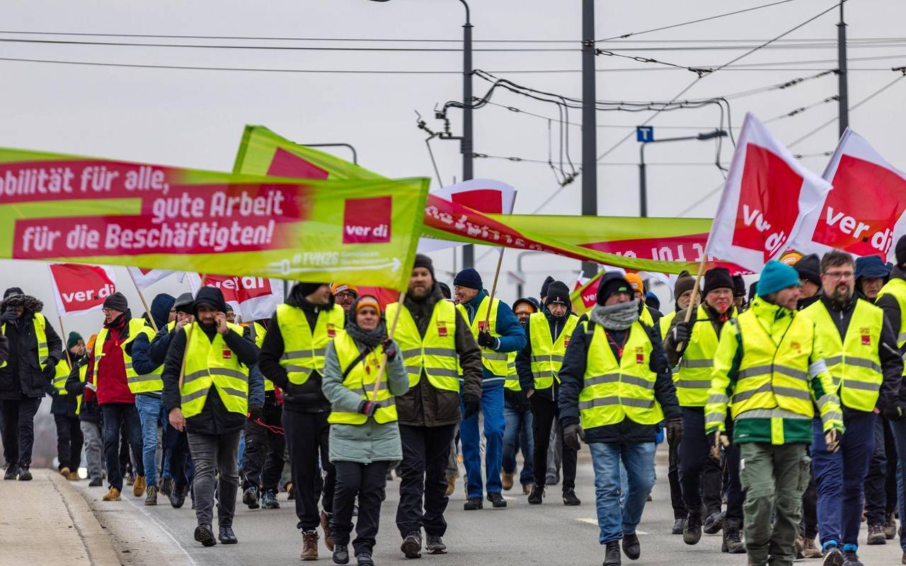 Verdi-Warnstreiks im Nahverkehr – Brandenburg