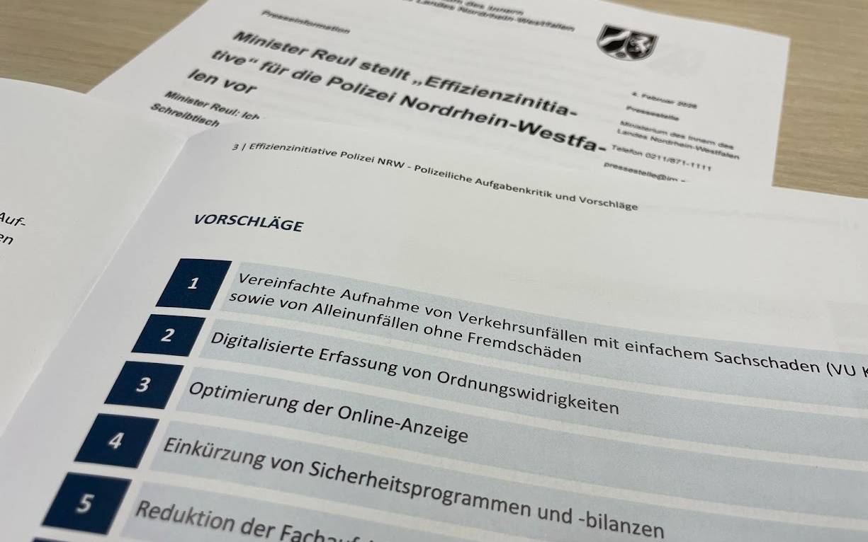 Liste mit Vorschlägen