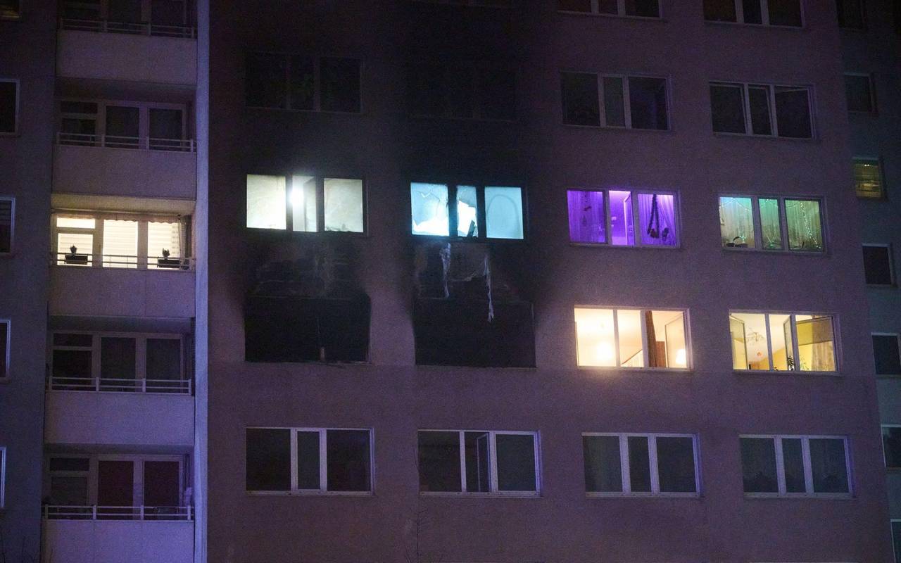 Hochhausbrand in Berlin