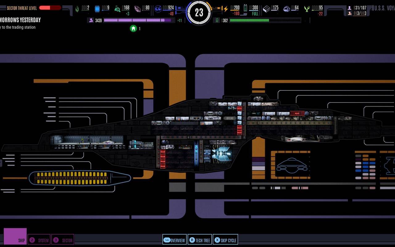 Screenshot vom Spiel «Star Trek: Voyager - Across the Unknown»
