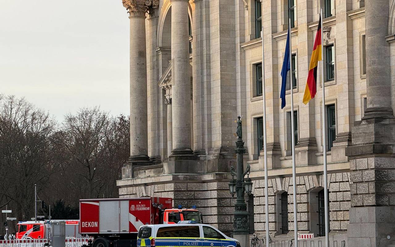 Feuerwehreinsatz im Reichstagsgebäude