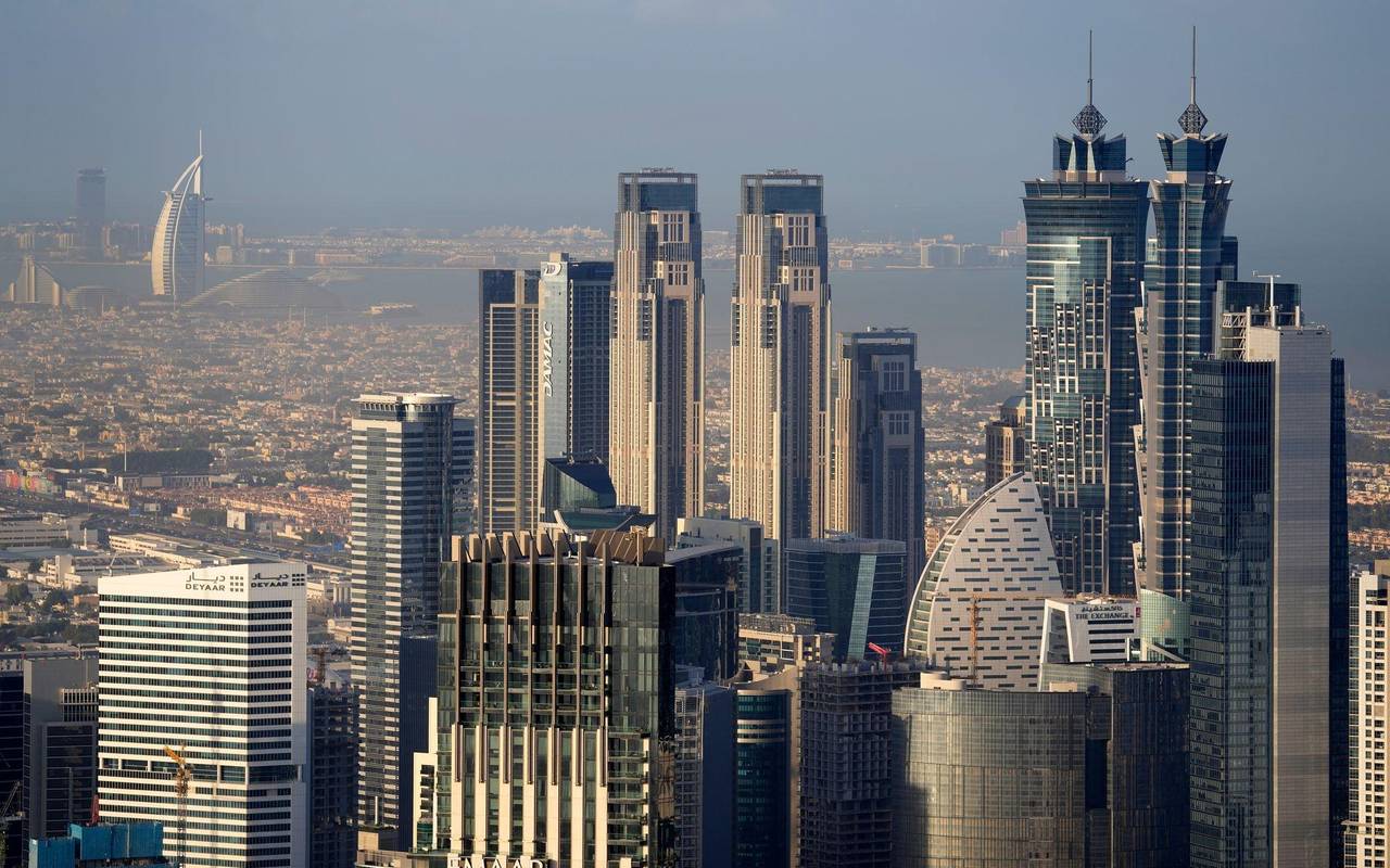 Die Skyline von Dubai