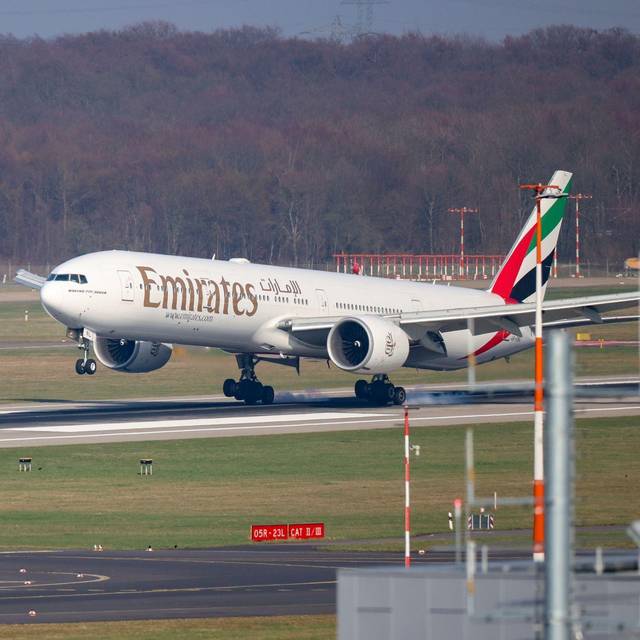 Passagierflugzeug aus Dubai landet in Düsseldorf