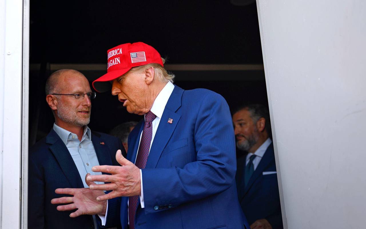 FCC-Chef Brendan Carr und US-Präsident Donald Trump