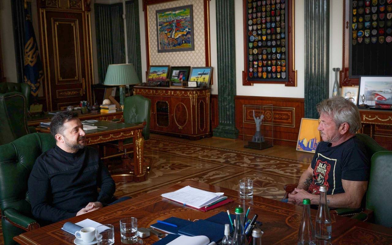 Ukraine-Krieg - Sean Penn trifft Selenskyj in Kiew