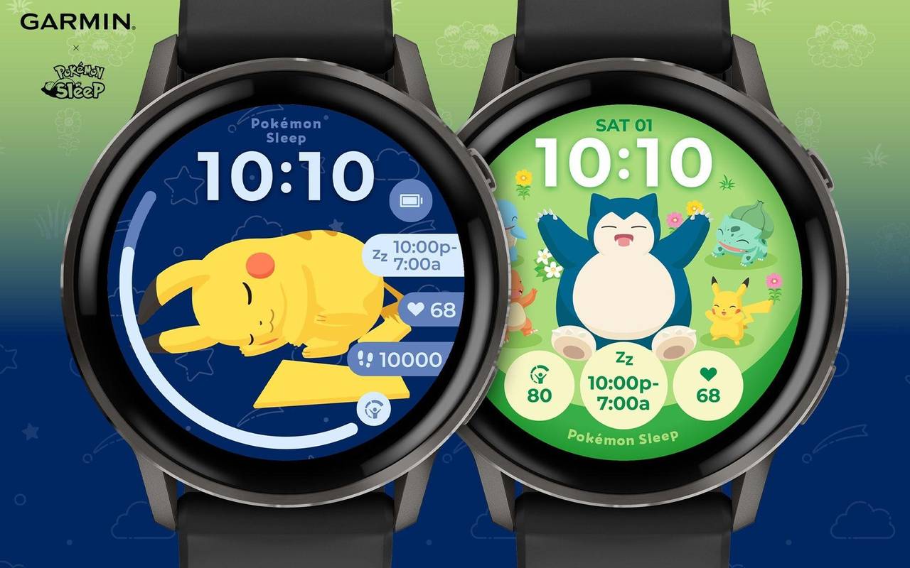 Pokémon-Watchfaces auf Garmin-Smartwatches