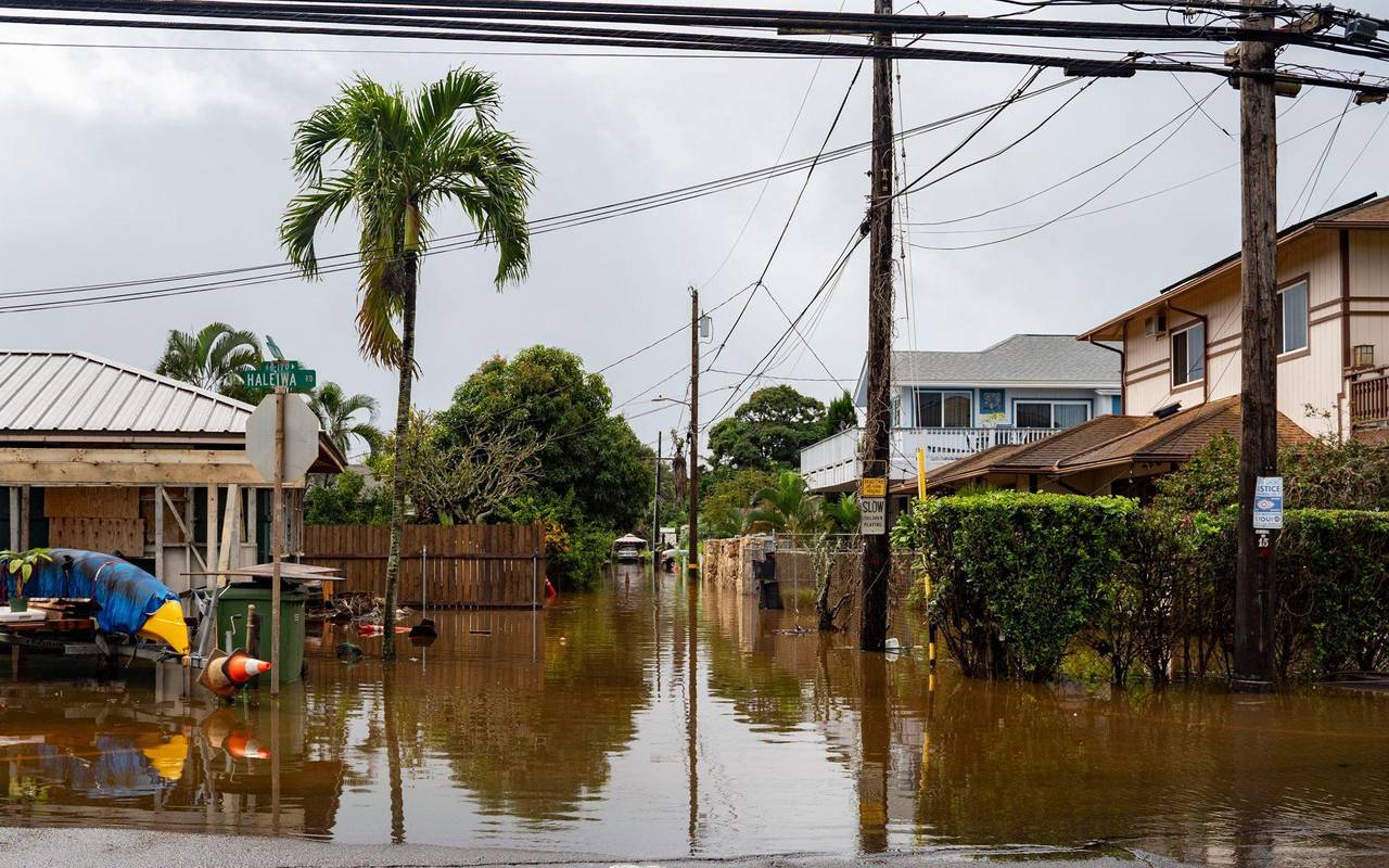 Überschwemmungen in Hawaii