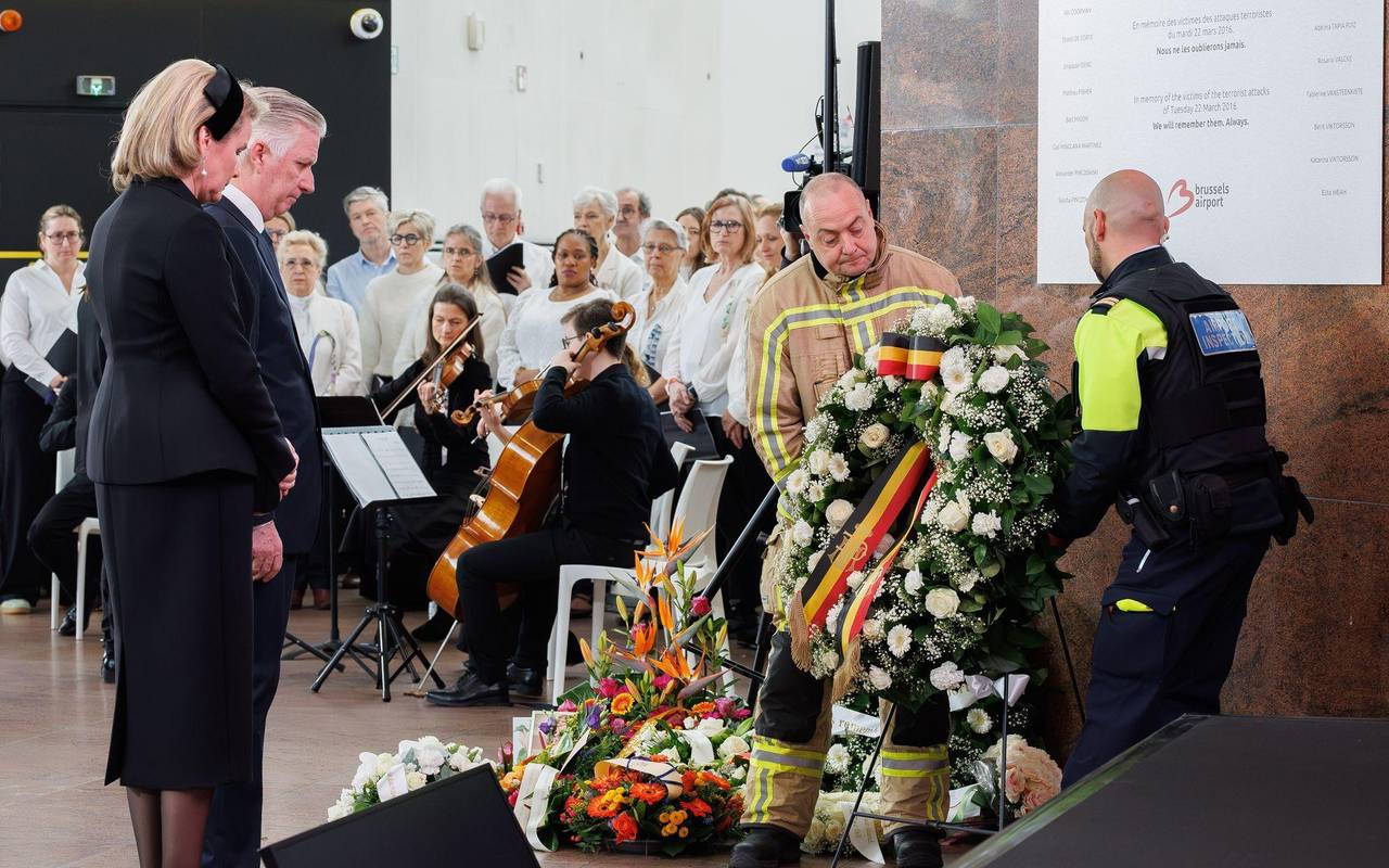 Gedenken an die Anschläge in Belgien