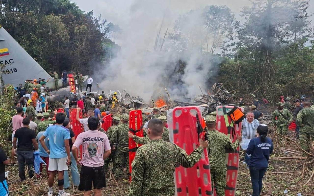 Absturz von Militärflugzeug in Kolumbien