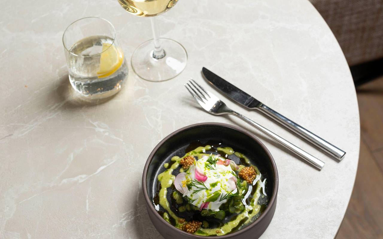 Gurkensalat mit Kaviar