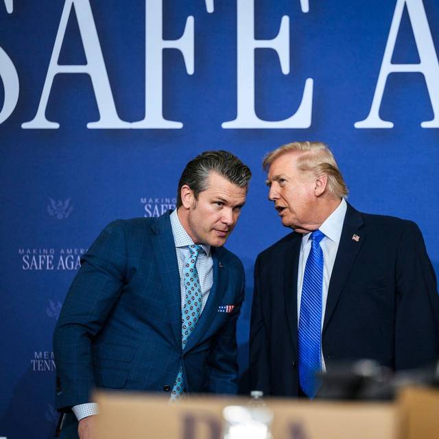 US-Präsident Trump bei der Memphis Safe Task Force