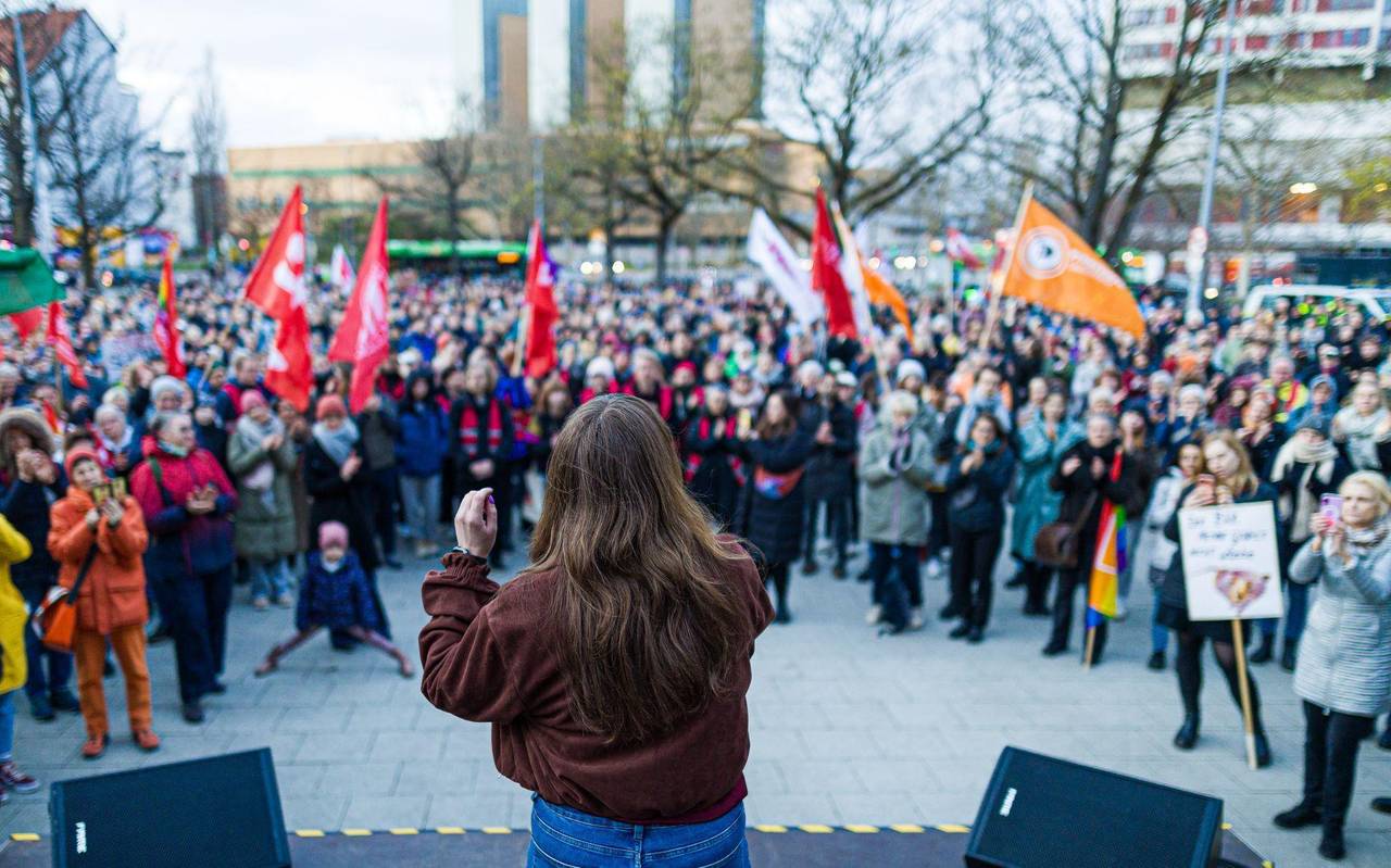 Kundgebung «Sexualisierte Gewalt stoppen» in Hannover