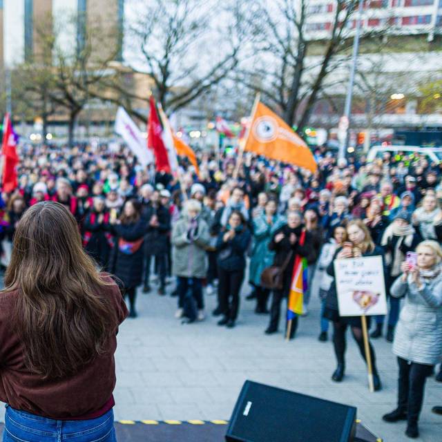 Kundgebung «Sexualisierte Gewalt stoppen» in Hannover