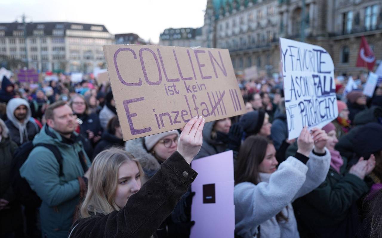 Demonstration gegen sexualisierte Gewalt gegen Frauen